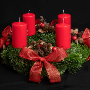Adventskranz 01A | ST - rubin