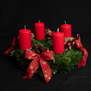 Adventskranz 01B | ST - rubin