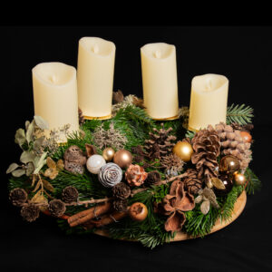 Adventskranz 29 | LED - crème