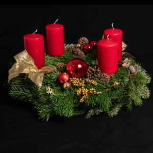 Adventskranz 05 | ST - karmin