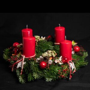 Adventskranz 06 | ST - karmin