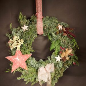 Kranz fir opzehänken 113 | Rosa