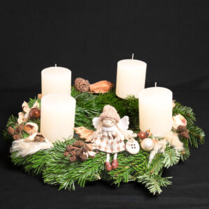 Adventskranz 16 | RU - crème