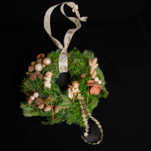 Kranz fir opzehänken 109 | gëllen Engelen