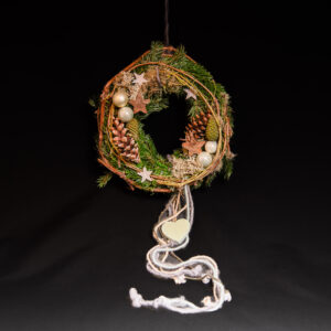 Kranz fir opzehänken 110 | Natur mat Häerz