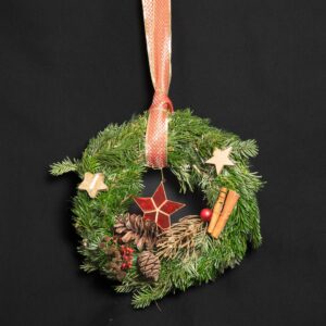 Kranz fir opzehänken 112B | roude Stär